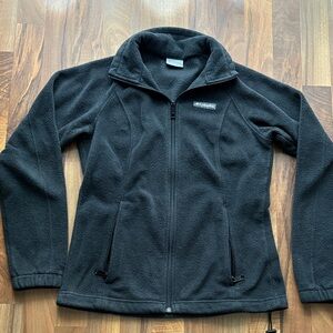 Columbia Women's Size S Black Full-Zip Fleece Jacket